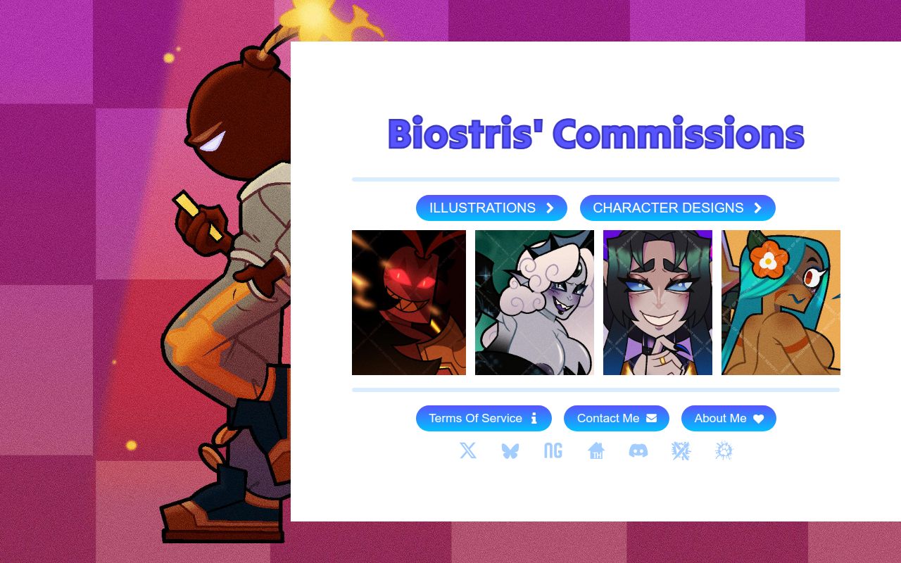 Commissions Page